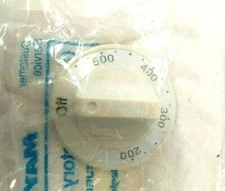 Maytag Thermostat Knob 71002645 White