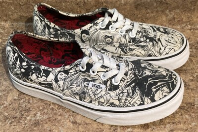 Vans Marvel Avengers Men Shoes Size Women M Black White Comic  Sneakers