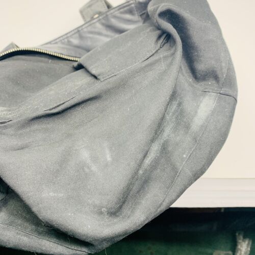COACH Large SoHo Shoulder Tote 10037 in Smooth Black Leather w/ Accent Stitching - Picture 9 of 12