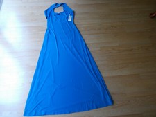 Calvin Klein Dress Full Length Maxi Sveveless Royal Blue sz 6 NWT