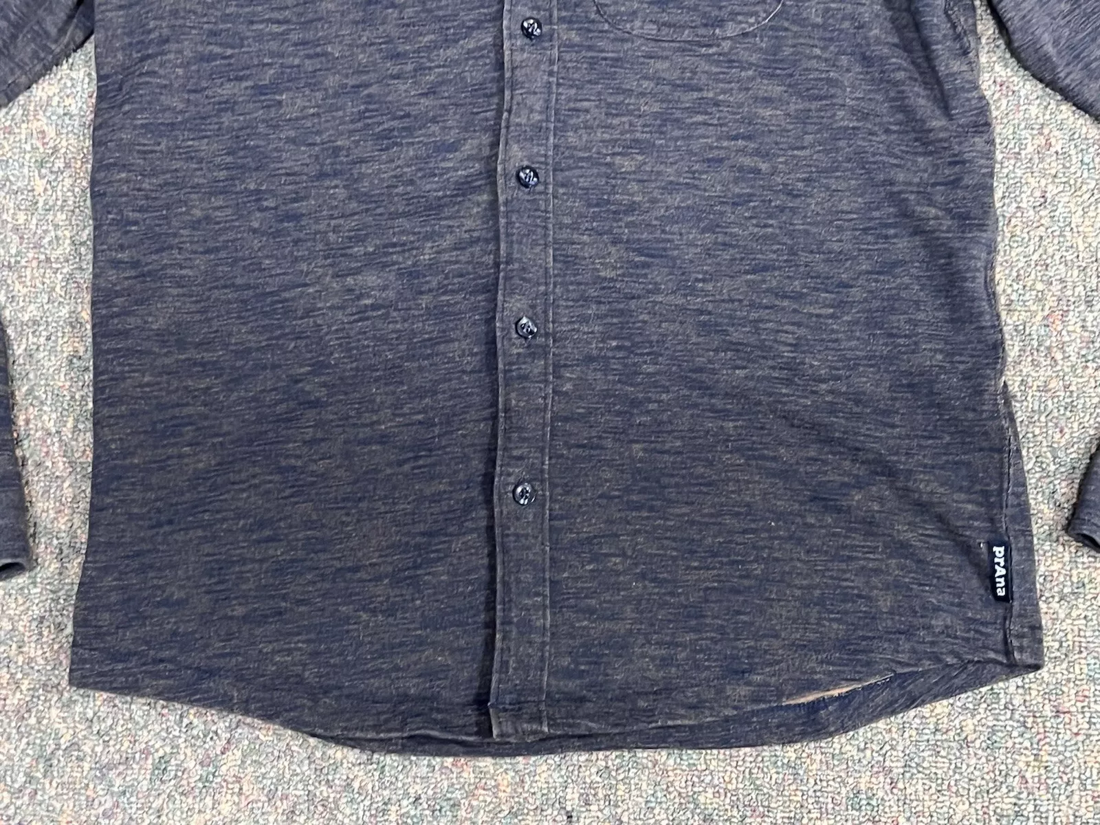 prana ronnie button up stretch pocket long sleeve outdoor shirt