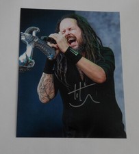 KORN JONATHAN DAVIS RARE HAND SIGNED 8x10 PHOTO WITH COA AUTOGRAPH