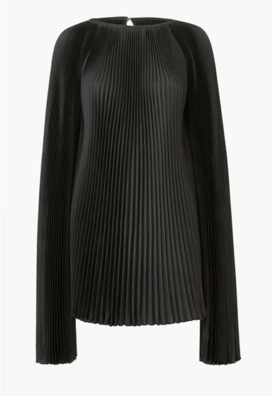 l'idee palais pleated mini dress L'Idee Palais Pleated Mini Dress In Blue - 30% Off