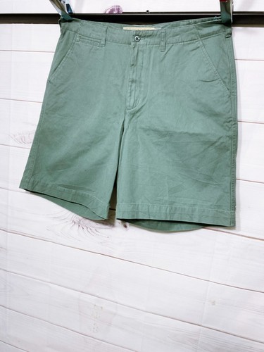 Cabela's Casuals Mens Shorts Size 38 Green Flat Front Mid-Rise Pockets - Picture 3 of 8