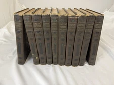 Vintage 1926 Compton’s Pictured Encyclopedia Full Set 10 Books Good Condition