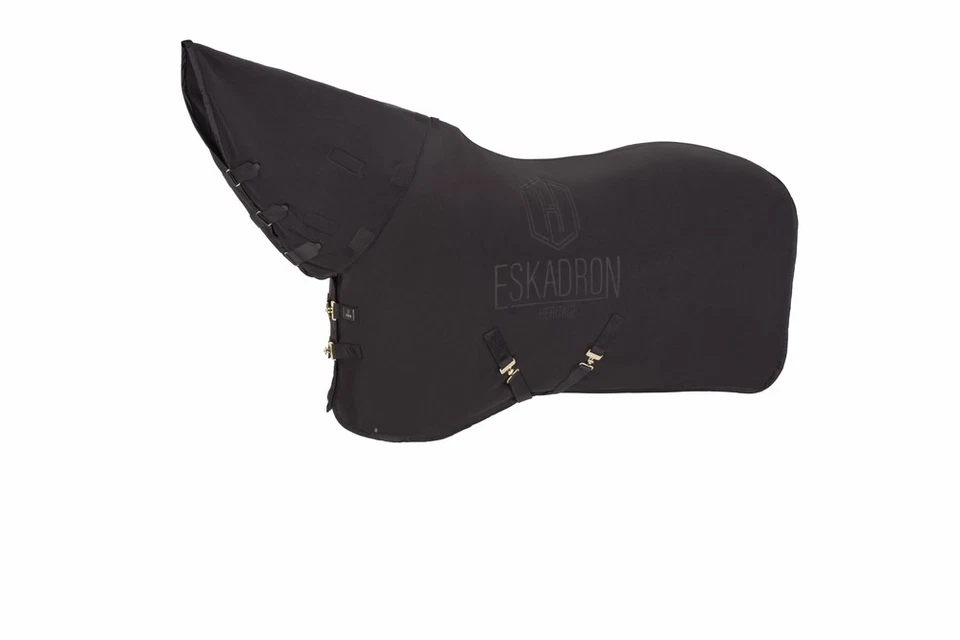 Eskadron Abschwitzdecke DOUBLE-FLEECE HIGH NECK black truffle Heritage HW 25/26 - Bild 2 von 2