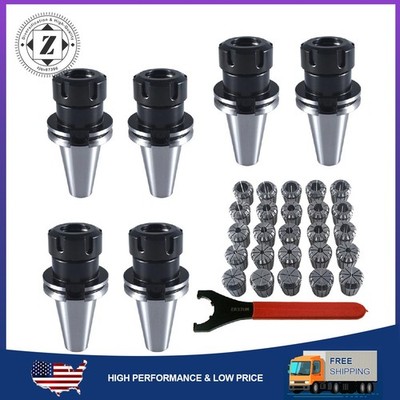 CAT 40 Tool Holder Kit for Haas Fadal CNC Mill ER32 Chuck Collet Set