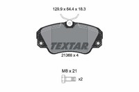 Textar Bremsbelagsatz, Scheibenbremse 2136801 FüR Opel