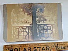 RARE!  1910 Front Yard Stereoview of Millpond Plantation, Thomasville, Georgia