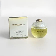 Lancome Attraction Eau de Parfum 7ml Mini UA134C New With Box Vintage
