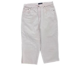 Halston Capri Women's size 14 Pale Pink Denim Jeans
