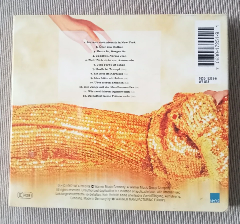 DIETER THOMAS KUHN & BAND - GOLD / Schlager CD 1997 - Bild 2 von 3