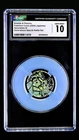Pokémon Snorlax & Pikachu Coin Card Holo Foil Generations RARE CGC 10 Mint