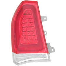 Tail Light Rear Back Lamp for 15-19 Chrysler 300 (Chrome) Driver Left
