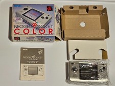Neo Geo Pocket Color Silver Complete CIB Japanese Console Beautiful