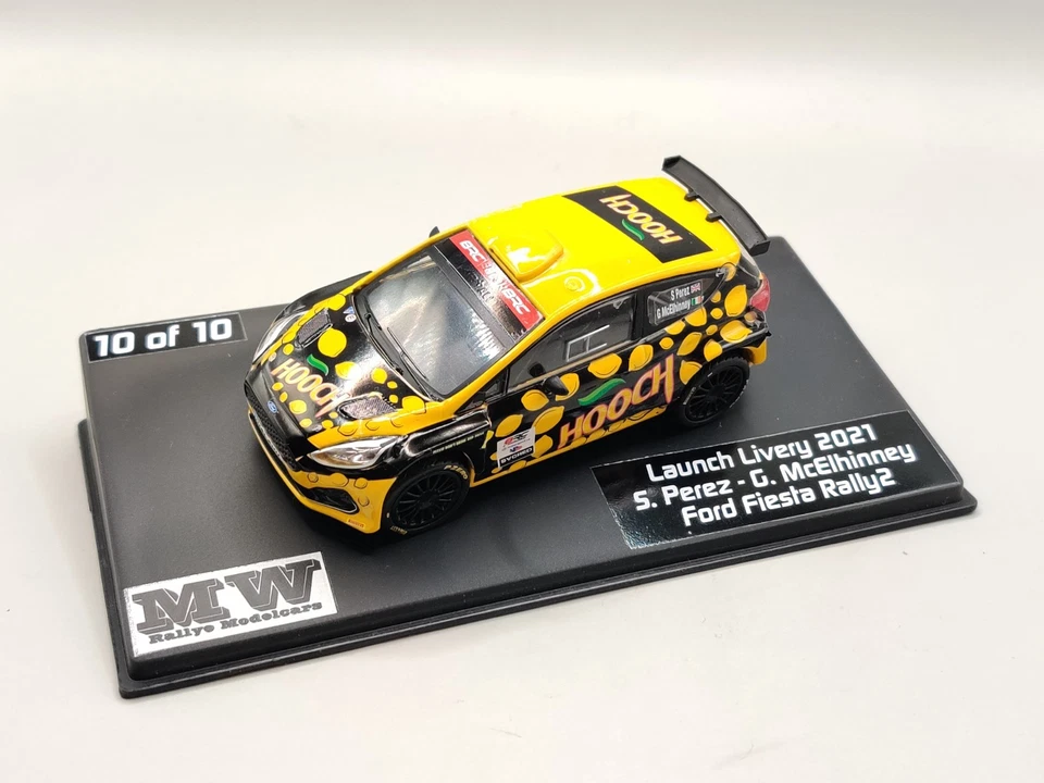 1:43 Ford Fiesta Rally2 Seb Perez livrea lancio 2021 raro!! - Immagine 2 di 4