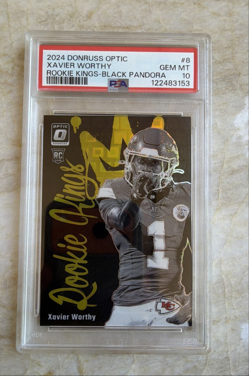 2024 Panini Donruss Optic - Rookie Kings Xavier Worthy #8 Black