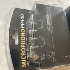 Behringer MicroPhono PP400 Amplify Phono PreAmp Signal