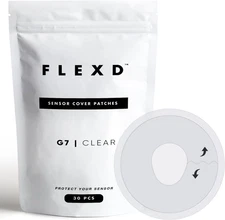- Dexcom G7 over Patches Waterproof (Pack of 30) - Clear Transparent
