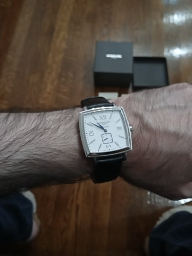 Raymond Weil Tradition Automatic, Square, White Dial / Blue Second, Swiss made - Picture 18 of 18