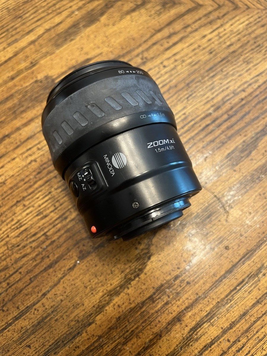 Vintage 1991 Minolta AF Zoom Xi 80-200mm 1:4.5-5.6 Camera Lens | eBay