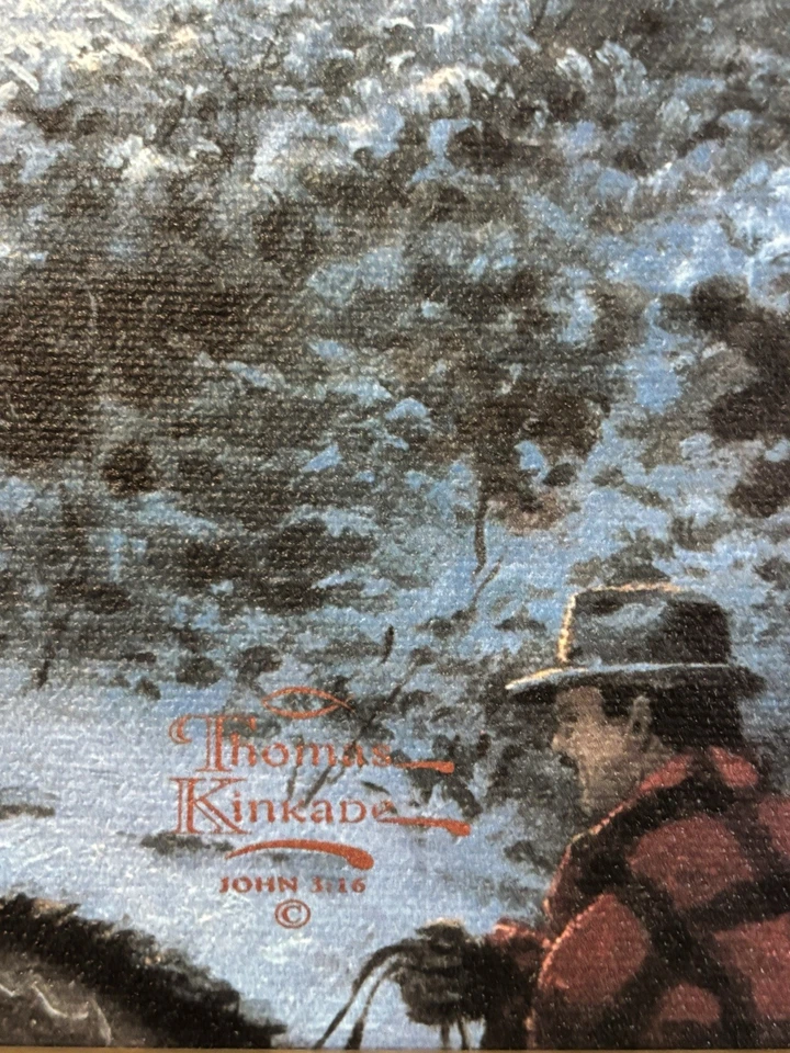 Thomas Kinkade ~ Painter of Light ~ Victorian Christmas II - Certificate On Back - Image 4 of 4