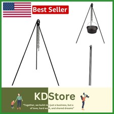 Treppiede da Cottura in Acciaio Resistente per Fuochi da Campeggio - Design Regolabile e Durevole