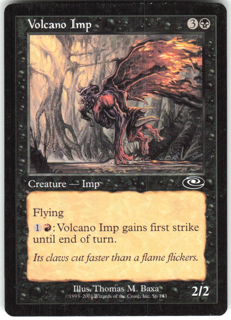 Volcano Imp 56 Planeshift PLS LP Magic: The Gathering Card TCG