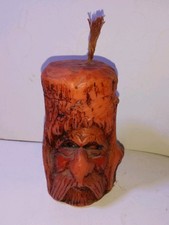 Novalum Hand Painted Tree Man Face Specialized Candle Austria Wax