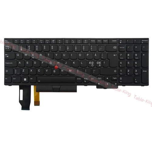 Nordischen Backlit Tastatur für Thinkpad T15 gen1/T15 gen2/P15s gen1/P15s gen2
