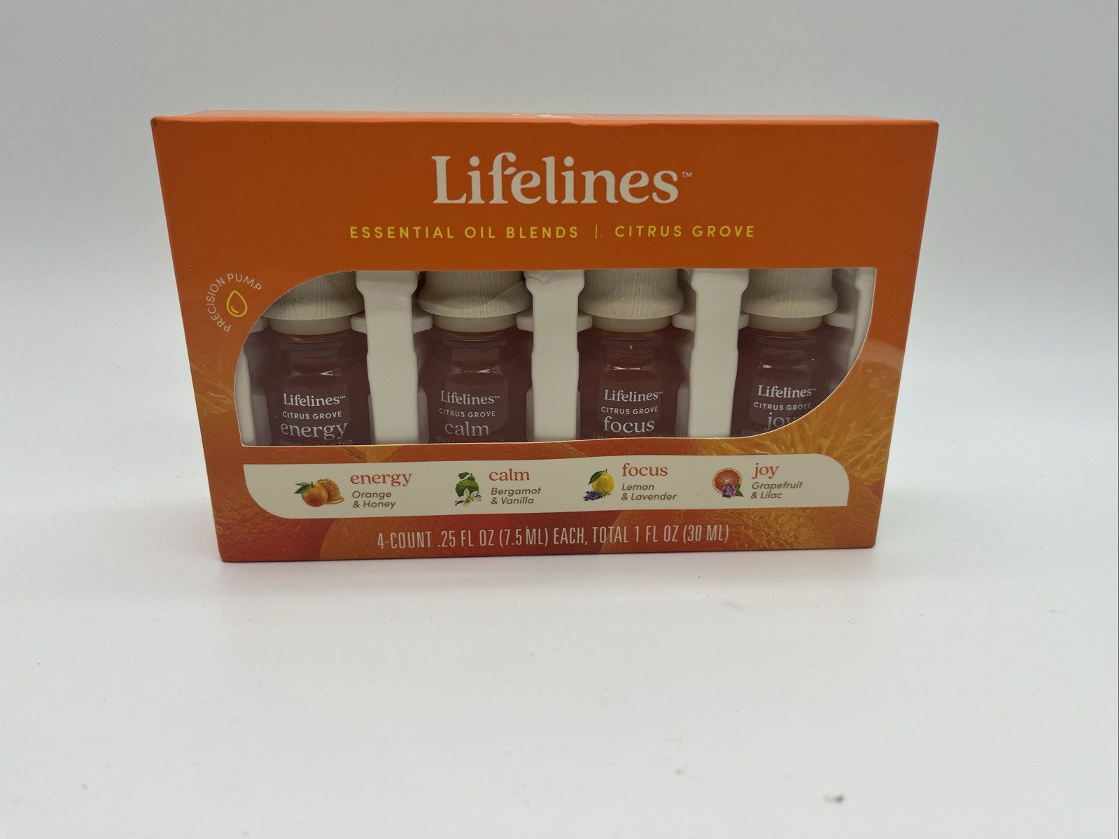 Blend Set Citrus 4 Pk Invigorating Relaxing Aromas