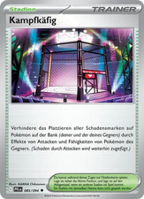 Kampfkäfig / Pokémon Karte / Deutsch / Fatale Flammen / 085/94 / Reverse Holo