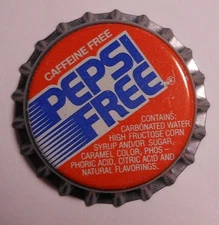 Vintage Pepsi "Free"..plastic..unused..SODA BOTTLE CAP 