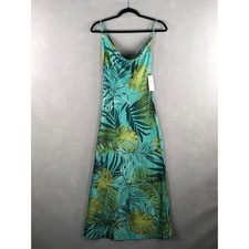 GUESS Akilina Dress Women's Size XS Teal Monstera NEW