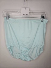 JcPenny Nylon Light Blue Panties Lace Detail Size 40