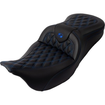 SADDLEMEN Roadsofa  Lattice Stitch Seat - Black - 80807B182B1