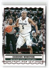 2020 Panini Contenders Draft Picks #SS-27 Cassius Winston Front-Row Seats
