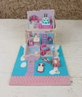 Polly Pocket SKI LODGE/ CHALET Compact Micro Playset INCOMPLETE Bluebird 1993