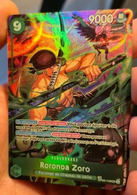One Piece TCG OP05-118 Roronoa Zoro Alternate Art Treasure Rare FR PROXY
