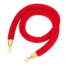 Crowd Control Rope Stanchions Ropes Rope With Hook Red Rope