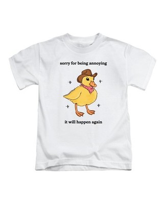 Sorry For Being Annoying Erwachsene T-Shirt Lustig Ente Sarkastisch Meme Fun Top Neu
