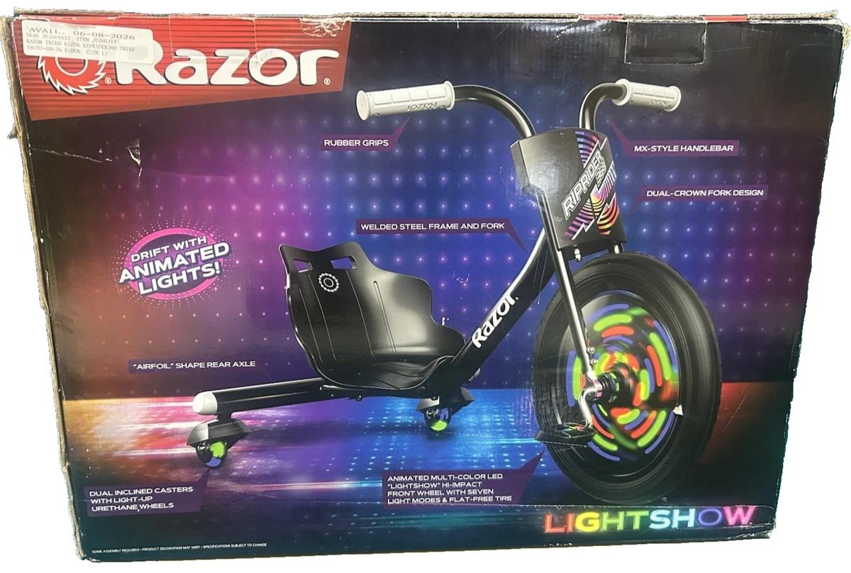 Triciclo Drift Eléctrico Para Niños +8 Años – Rueda Trasera Con Luz, Ajustable En 5 Posiciones Y 100 Kg De Carga