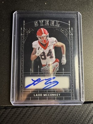 2024 Leaf Trinity Steel Ladd McConkey Auto /3 S-LMC