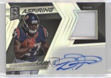 2017 Panini Spectra Aspiring 25/25 D'Onta Foreman #APA-DF Patch Auto 9f5