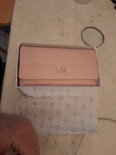 Carolina Herrera Ladies Pink Tri-Fold Leather...