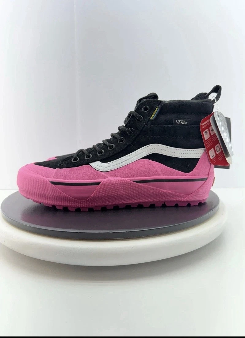VANS SK8 Hi MTE-2 Hiking Boots Womens Sz 7.5 Dip Pink Black Waterproof Shoes NEW
