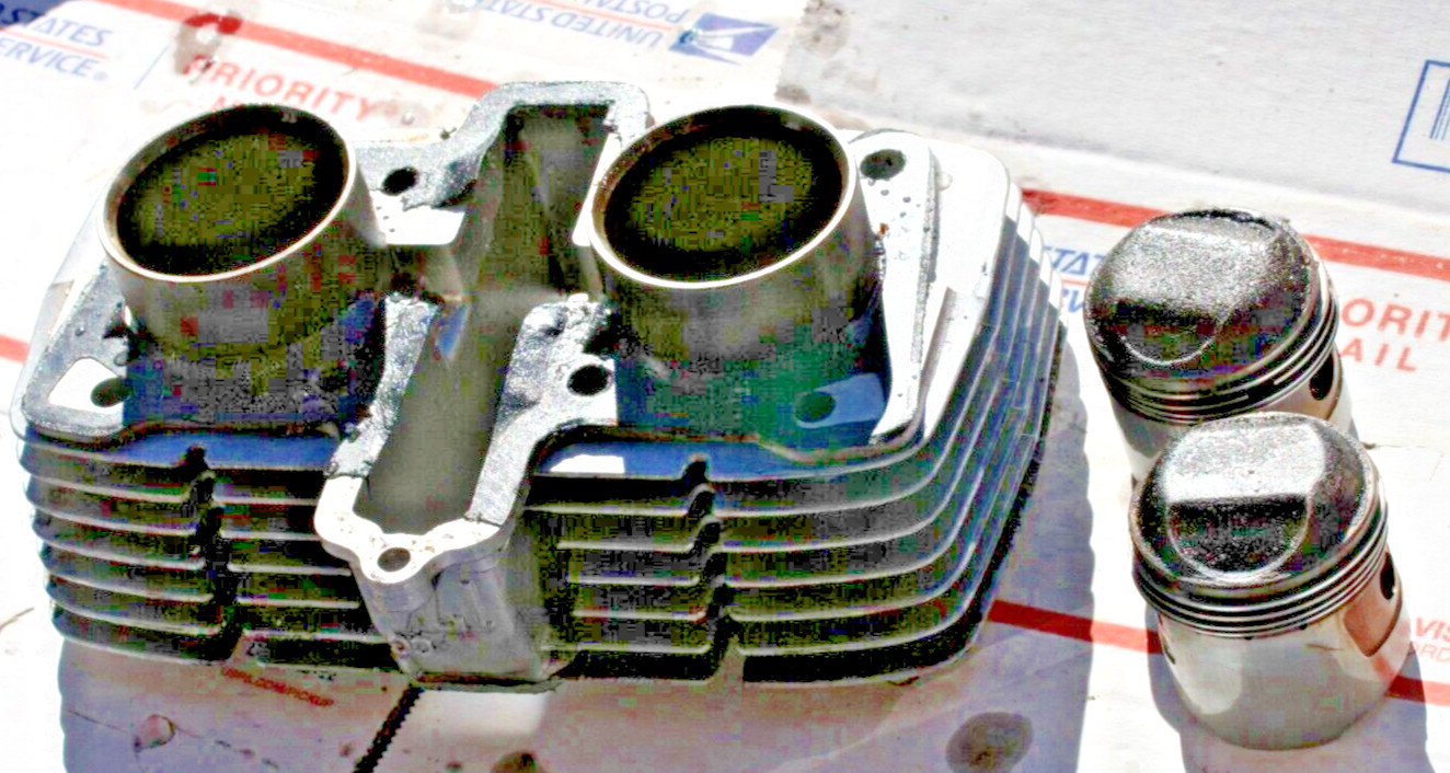 1971-71 HONDA XL175 K1 OEM CYLINDER BARREL  (SEE BELOW) /VIN # SL175E-2004494