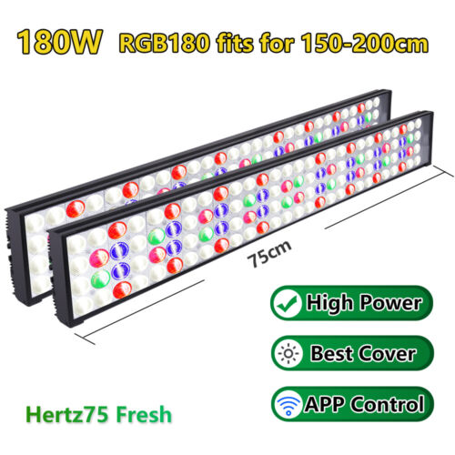 60 90 120cm Full Spectrum Aquarium LED Light Lighting Aqua Plant Fish Tank Lamp - Picture 17 of 20