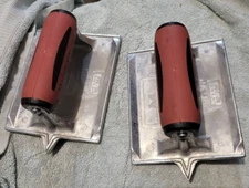 Marshalltown 864D Concrete Groover 6" x 4 3/8", 5/16" Radius HD Zinc, Qty 2