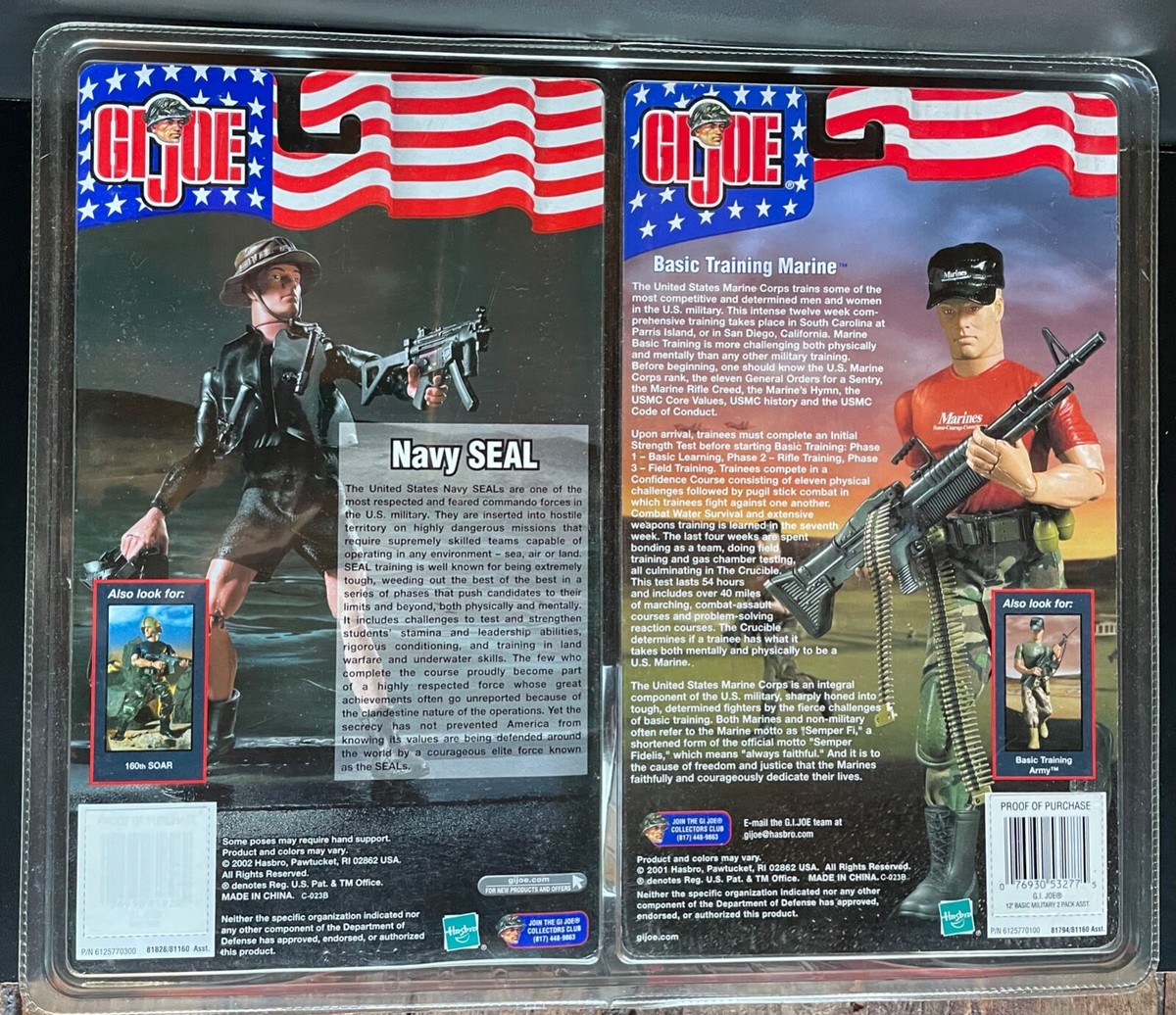 GI Joe Basic Training Marine & Navy Seal 12